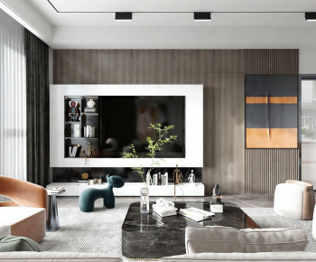 Modern A Living Room-ID:347963386