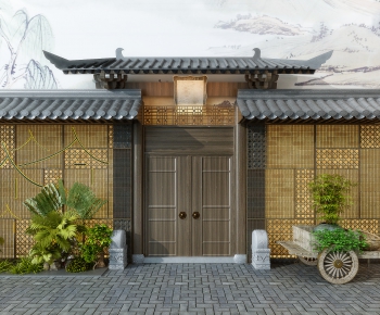 Chinese Style Facade Element-ID:248274658