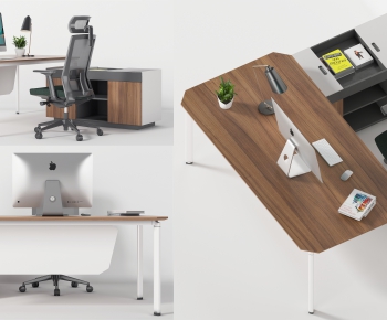 Modern Manager's Desk-ID:996976178