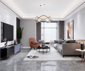 Modern A Living Room-ID:262693747