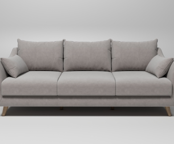 Nordic Style Three-seat Sofa-ID:636414951