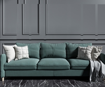 Modern Three-seat Sofa-ID:562426546