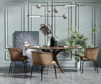 Nordic Style Dining Table And Chairs-ID:268103847