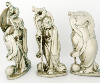 中式佛像雕塑-ID:438324756