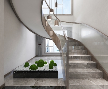 New Chinese Style Stairwell-ID:276513888