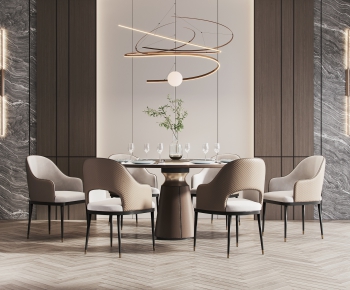 Modern Dining Table And Chairs-ID:394621349