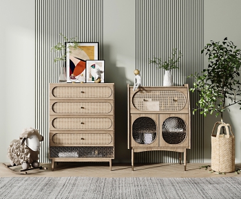 Nordic Style Chest Of Drawers-ID:856050634