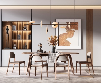 Nordic Style Dining Room-ID:871872558