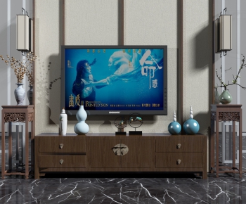 New Chinese Style TV Cabinet-ID:821552221