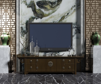 New Chinese Style TV Cabinet-ID:712345341