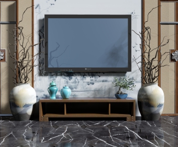 New Chinese Style TV Cabinet-ID:980496871