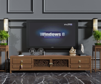 New Chinese Style TV Cabinet-ID:845892451