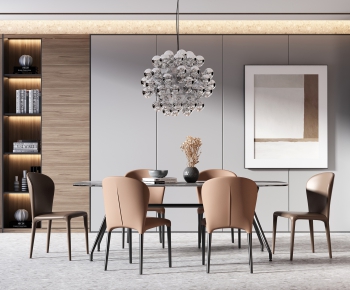 Nordic Style Dining Table And Chairs-ID:882994678