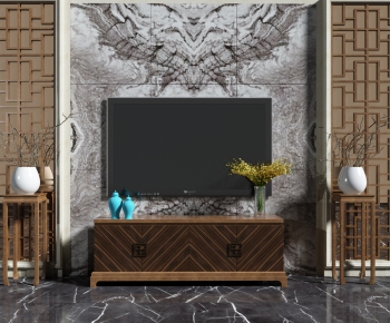 New Chinese Style TV Cabinet-ID:237260661
