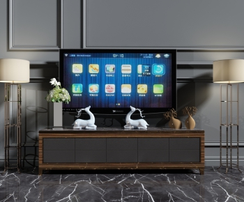 New Chinese Style TV Cabinet-ID:992353896