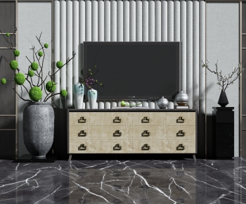 New Chinese Style TV Cabinet-ID:348503224