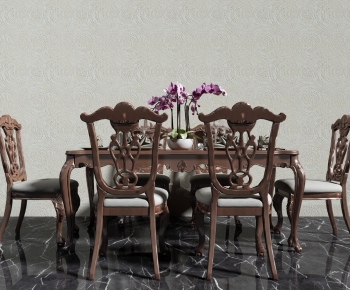 New Chinese Style Dining Table And Chairs-ID:223987883