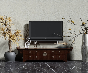 New Chinese Style TV Cabinet-ID:963452449