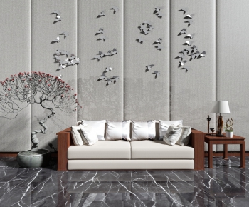 New Chinese Style A Sofa For Two-ID:565220823