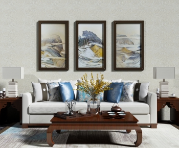 New Chinese Style Sofa Combination-ID:948776575