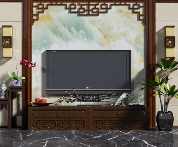 New Chinese Style TV Cabinet-ID:717259568