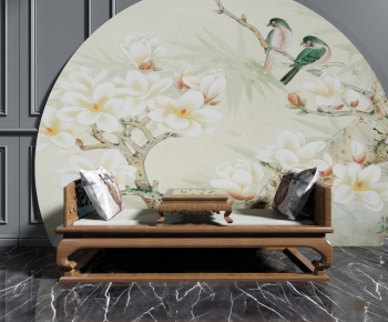 New Chinese Style Bench-ID:849520174