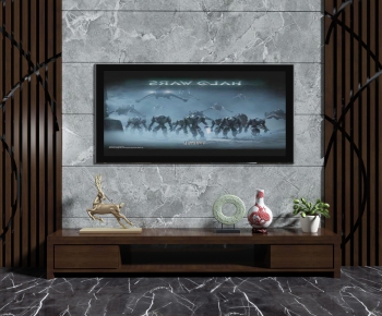 New Chinese Style TV Cabinet-ID:100935787