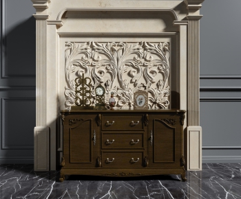 American Style Side Cabinet/Entrance Cabinet-ID:720824172