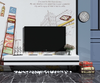 Modern TV Cabinet-ID:450605854