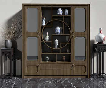 New Chinese Style Decorative Cabinet-ID:246406165