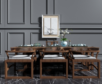 New Chinese Style Tea Tables And Chairs-ID:426234199