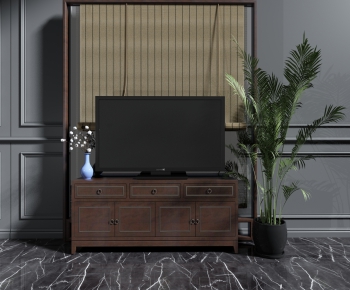 New Chinese Style TV Cabinet-ID:855400922