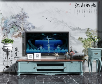 Modern TV Cabinet-ID:381717344