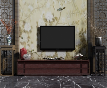 New Chinese Style TV Cabinet-ID:542113773