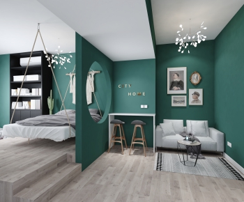 Nordic Style Bedroom-ID:238638886