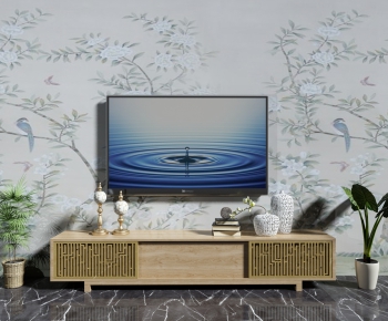 New Chinese Style TV Cabinet-ID:186344631