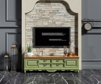 American Style TV Cabinet-ID:304480713