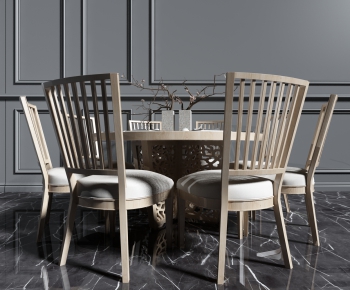 New Chinese Style Dining Table And Chairs-ID:949656913