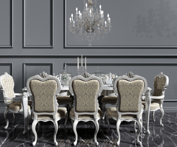 American Style Dining Table And Chairs-ID:806516762