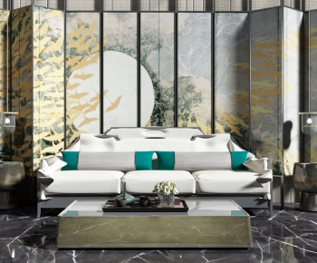 New Chinese Style Sofa Combination-ID:684226761