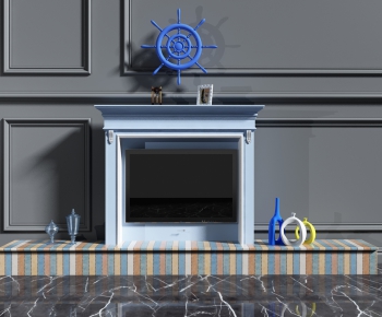 Mediterranean Style Fireplace-ID:299659213