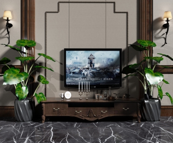 New Chinese Style TV Cabinet-ID:476067538