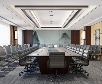 New Chinese Style Meeting Room-ID:104069712