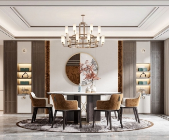 New Chinese Style Dining Room-ID:423294935