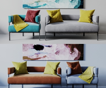 Modern Sofa Combination-ID:547722699