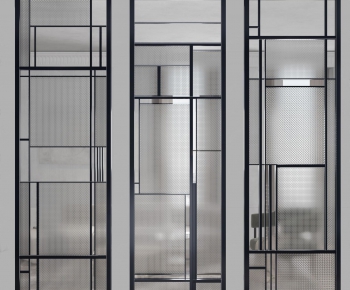 Modern Glass Screen Partition-ID:741700894