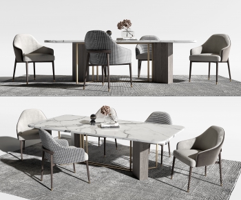 Modern Dining Table And Chairs-ID:408706836