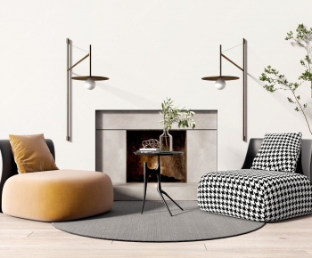 Modern Single Sofa-ID:531159561