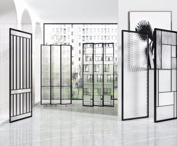 Modern Glass Screen Partition-ID:187417032