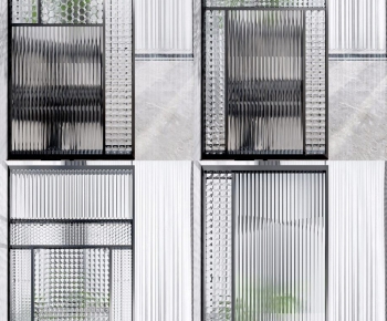 Modern Glass Screen Partition-ID:119442949